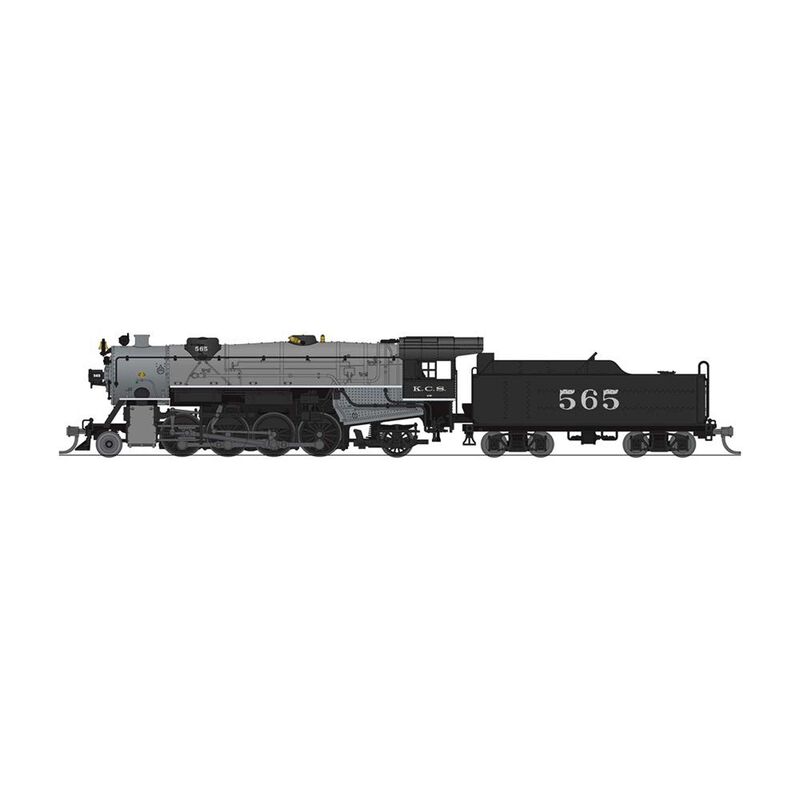 N USRA Heavy Mikado 2-8-0 Steam Locomotive, KCS 565, Light Gray, Paragon4