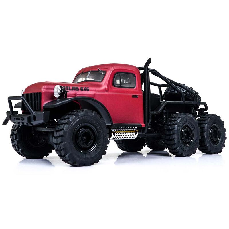 1/18 Atlas 6WD Brushed Crawler RTR, Red