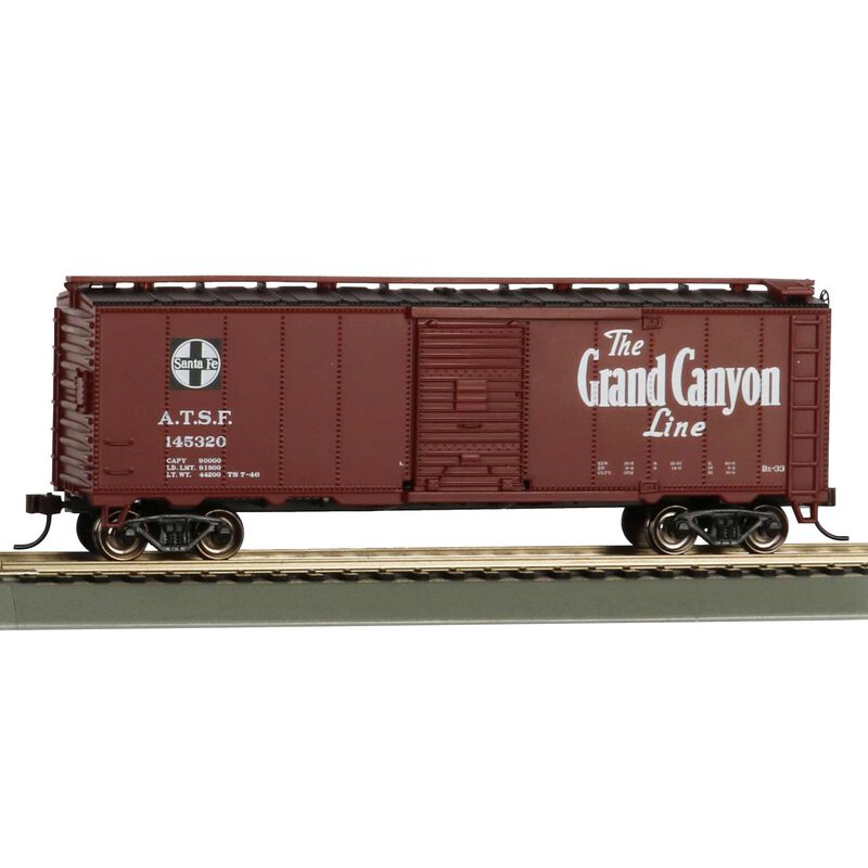 HO 40' Map Box Car SF Grand Canyon