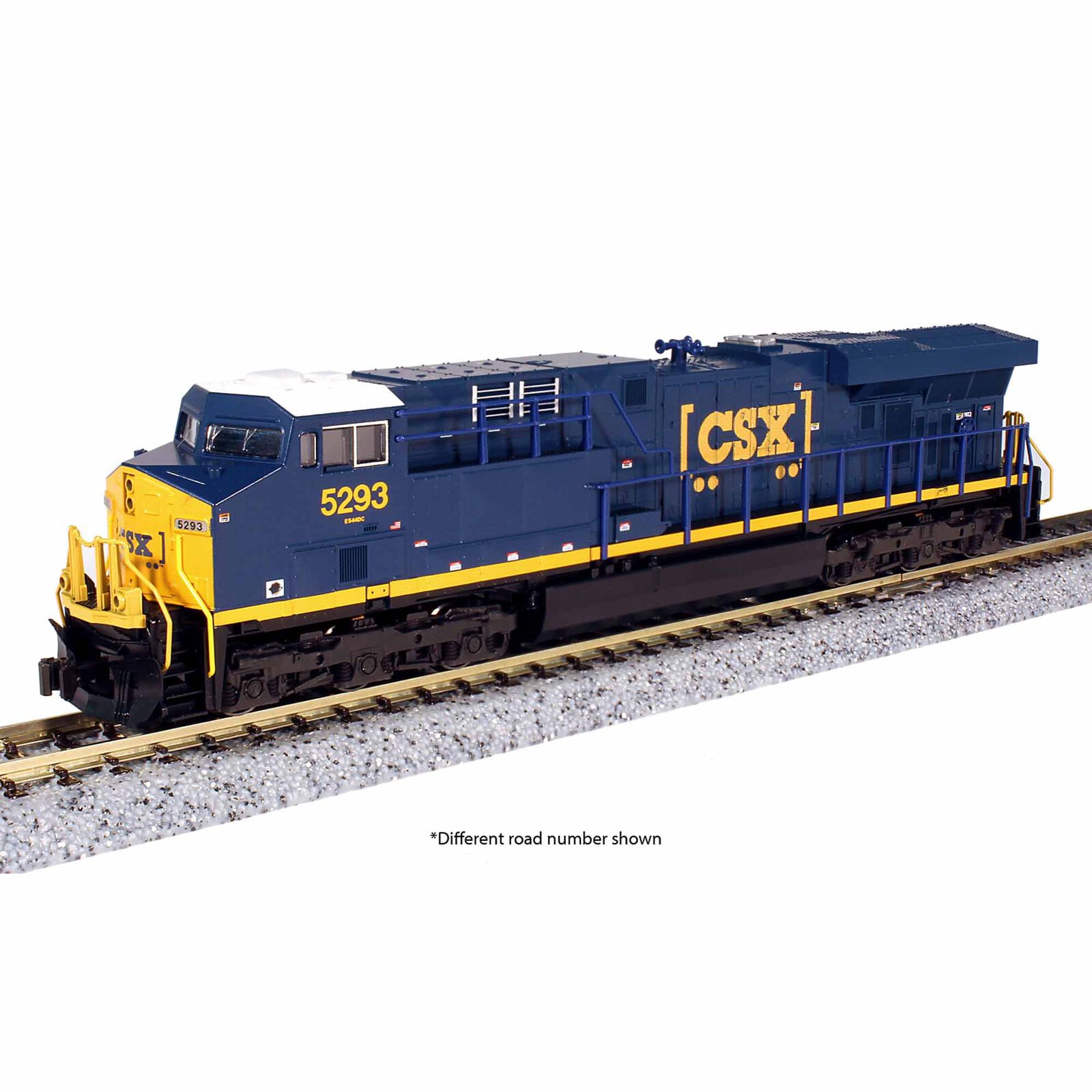 N GE ES44DC Locomotive, CSX "Boxcar" #5329