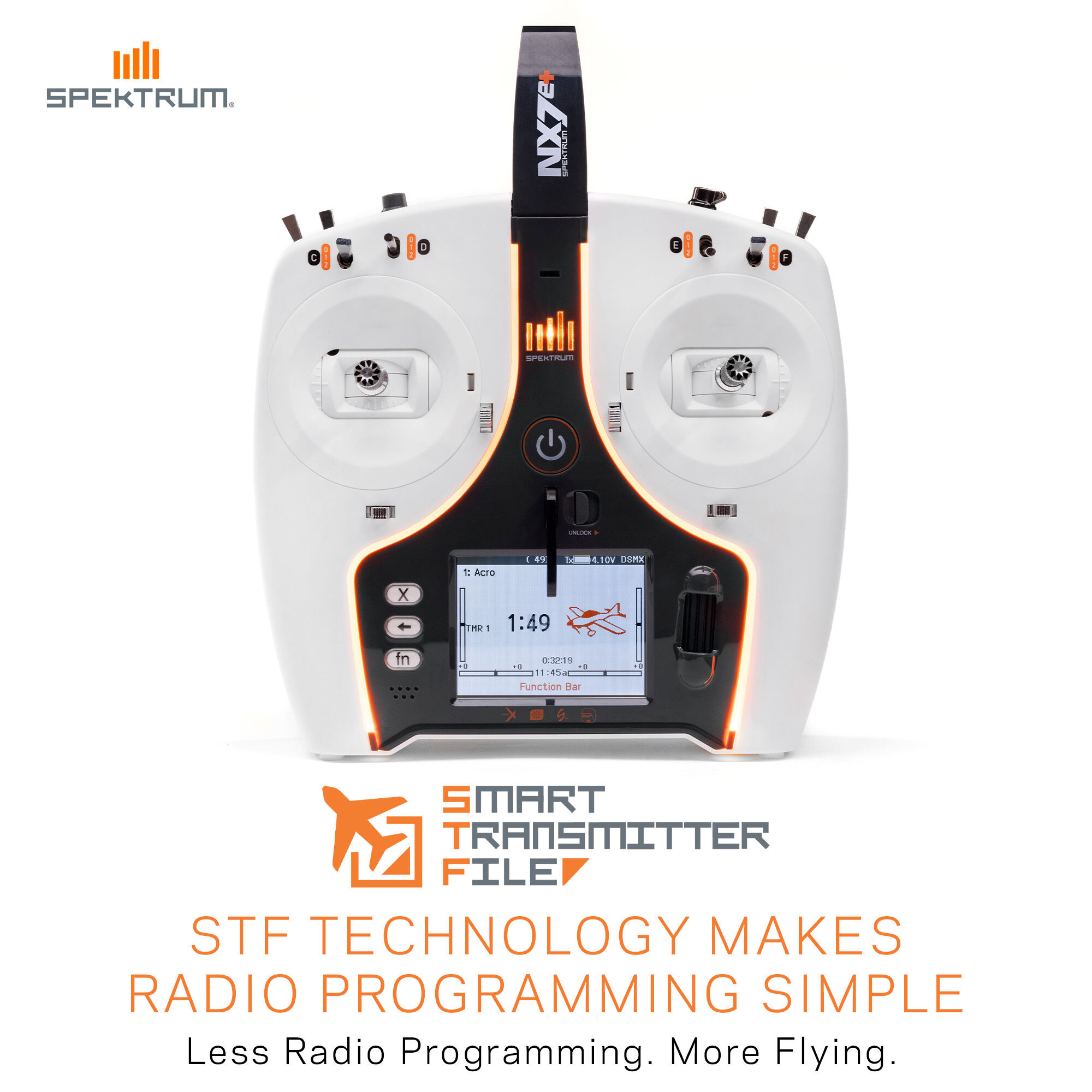 Spektrum NX7e+ 14-Channel DSMX Transmitter Only | Tower Hobbies