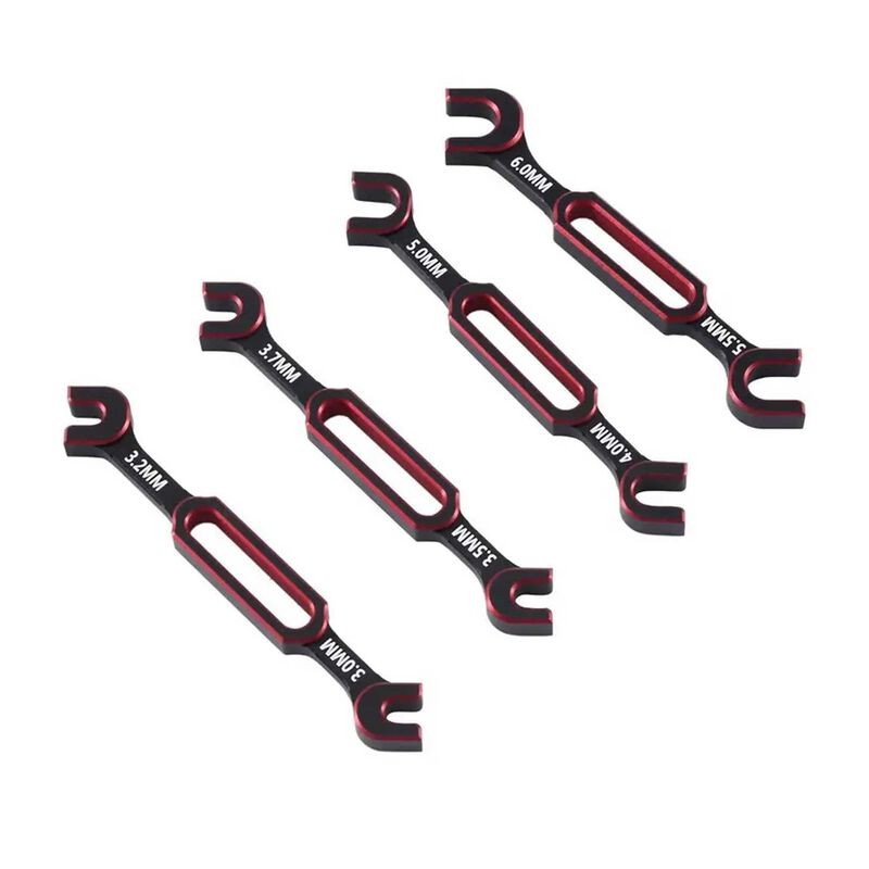 Complete Turnbuckle Wrench Set (8 Sizes) 3, 3.2, 3.5, 3.7, 4, 5, 5.5 & 6mm