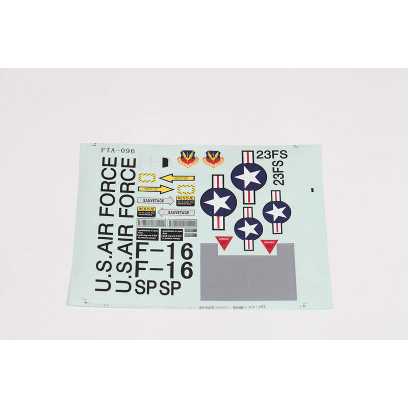 Decal Sheet: F16 V2