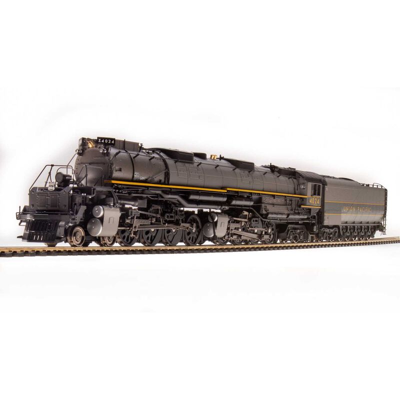HO UP Big Boy #4022 Steam Locomotive, Gray Yellow Wilson 25-C-400 Coal Tender