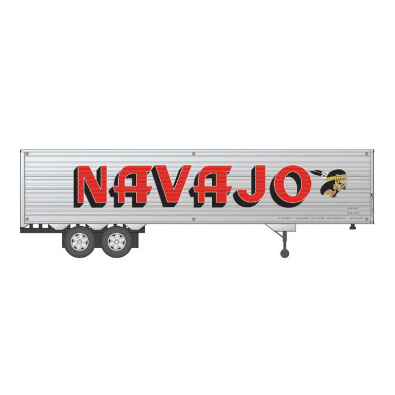 HO 40' Fruehauf Fluted-Side Volume Van Trailer-Navajo #2