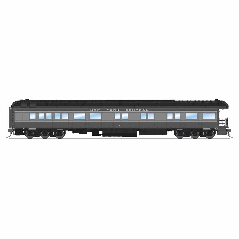 HO New York Central Business Car #3, Two-Tone Gray