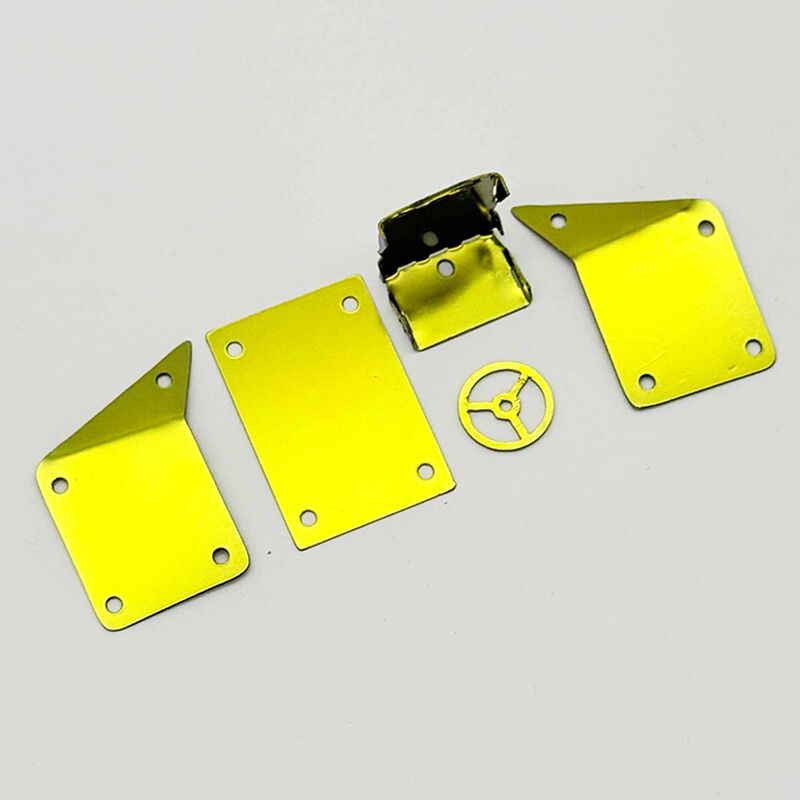 Titanium Panel Set, 1/18 Furitek Titan Buggy 18, Gold