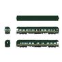 HO Scale NP Heavyweight 5-Car Passenger Set, Loewy Two-Tone Green
