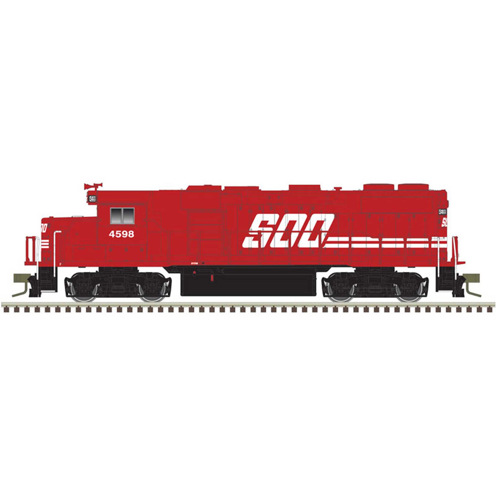 N GP39-2 Phase II Silver Soo Line 4598
