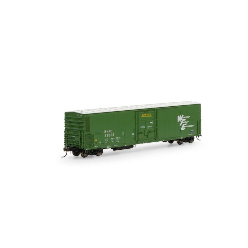 HO 57' Mechanical Reefer with Sound, BNFE/Green #11803