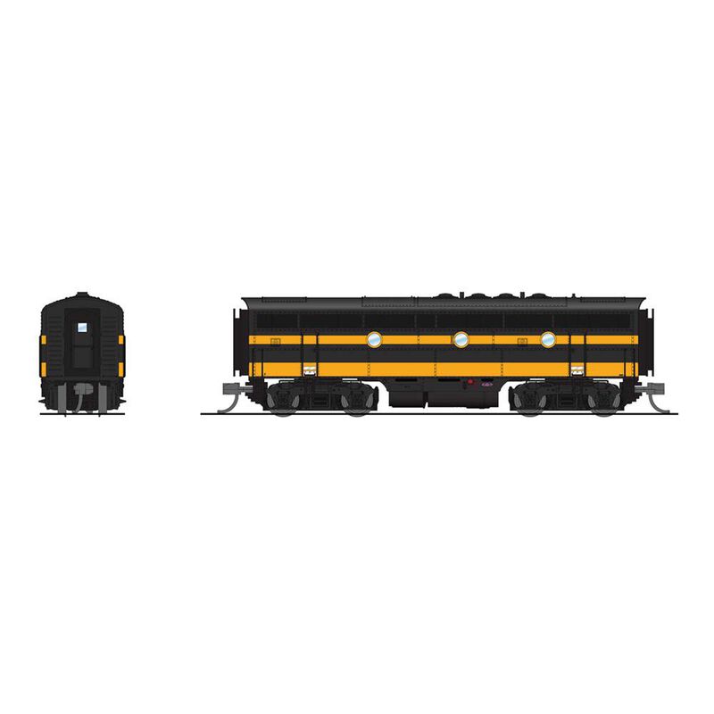 N EMD F3B Locomotive, SLSF 5101, Black & Yellow
