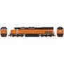 HO SD45T-2 Locomotive with DCC & Sound, Bessamer & Lake Erie #900