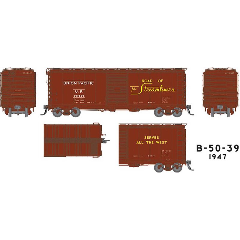 HO UP 40' B-50-39 Boxcar UP Delivery, #2 (6)