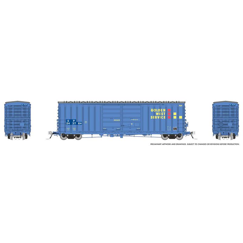 HO PCF B70 Boxcar Golden West with SP Patch