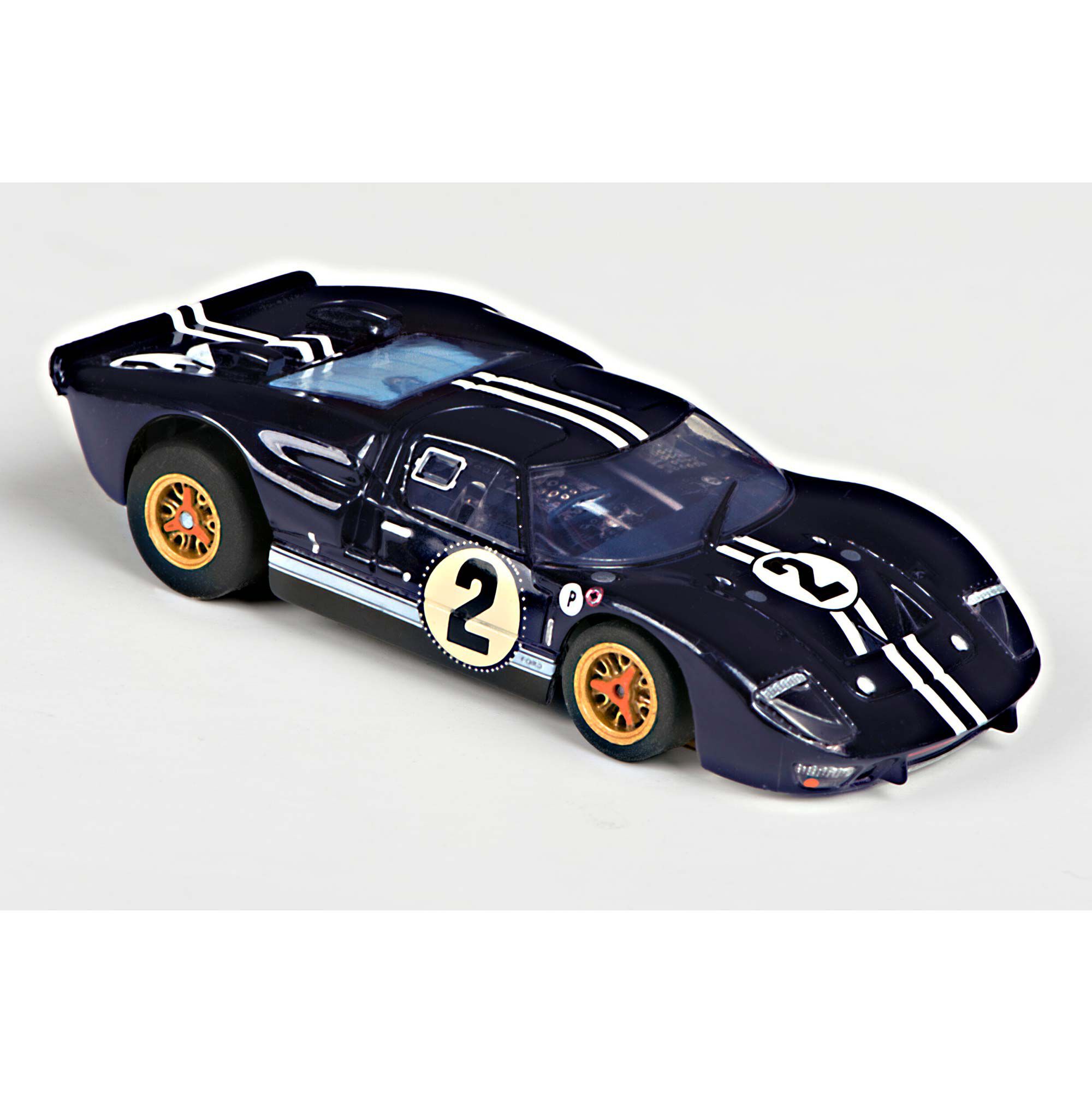 AFX/Racemasters HO 1967 Ford GT40 Mk.IIB #2 Mega G+ Slot Car