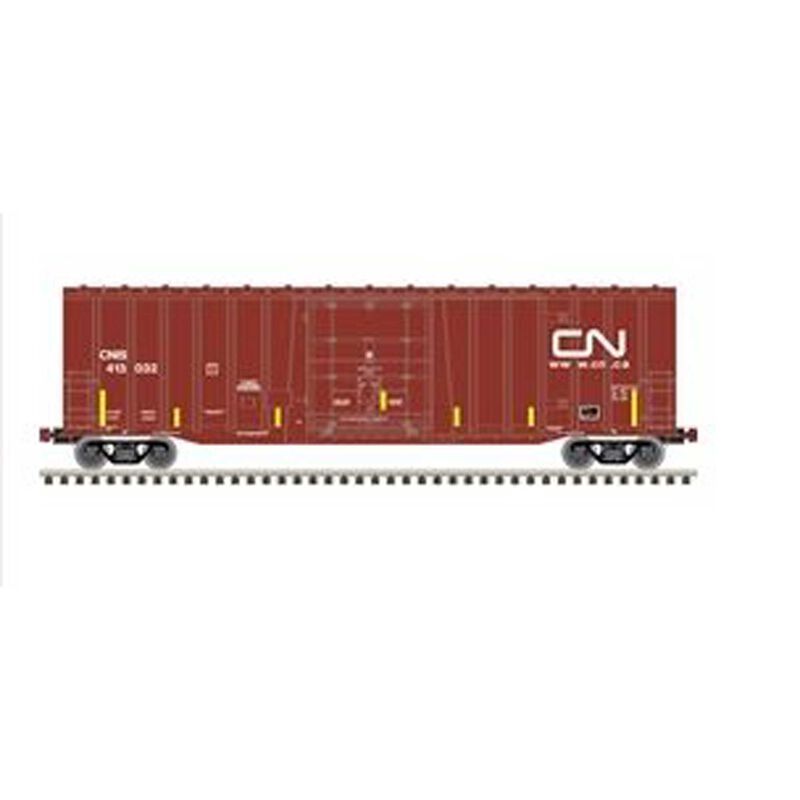 HO NSC 50' Plugdoor Boxcar (CNIS) 413039, Brown/White