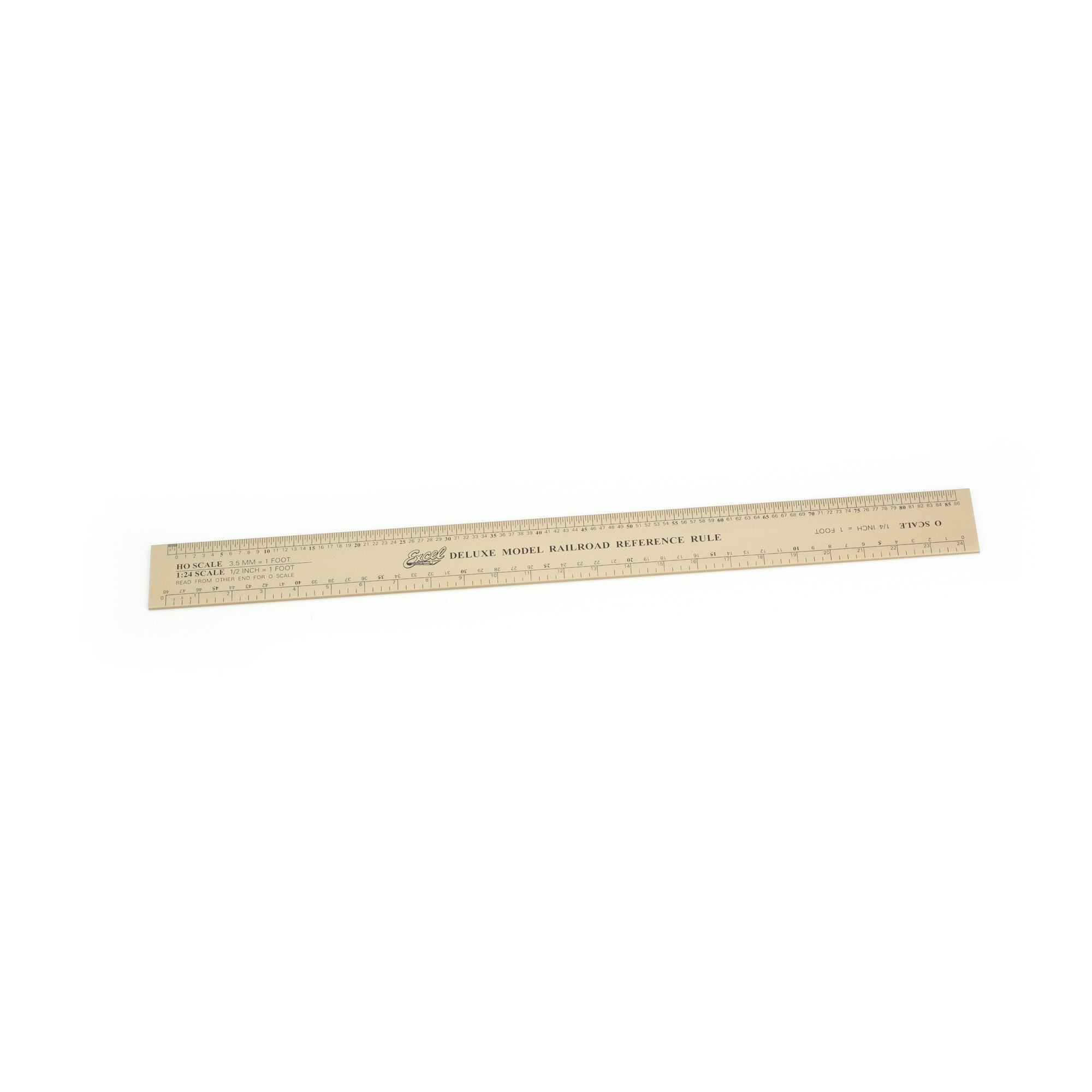 Model Railroad Reference HO Scale Model Railroad Ruler & Reference ...