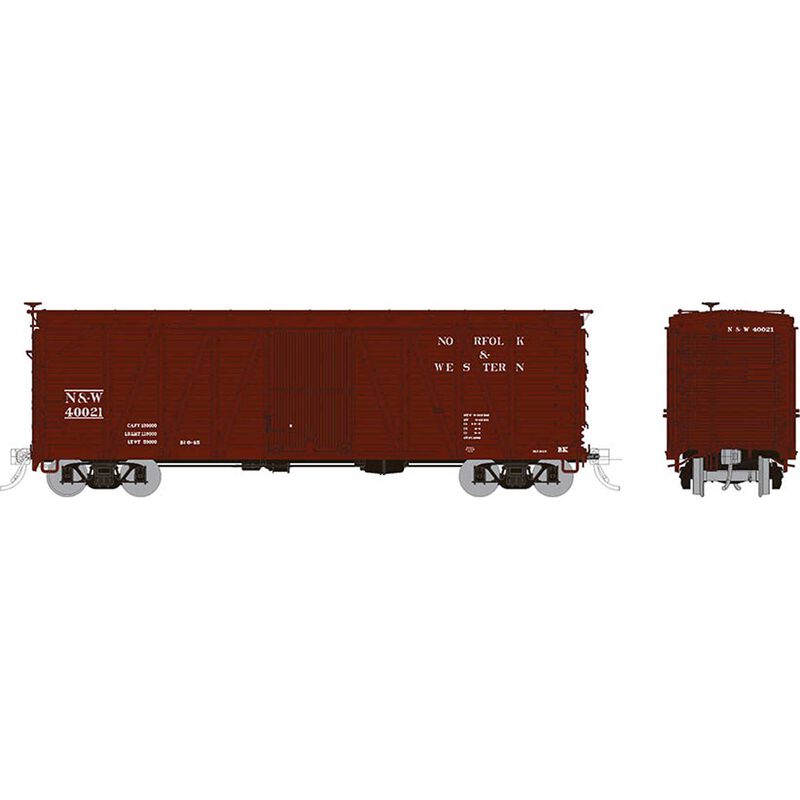 HO USRA Single-Sheathed Boxcar: N&W (6)