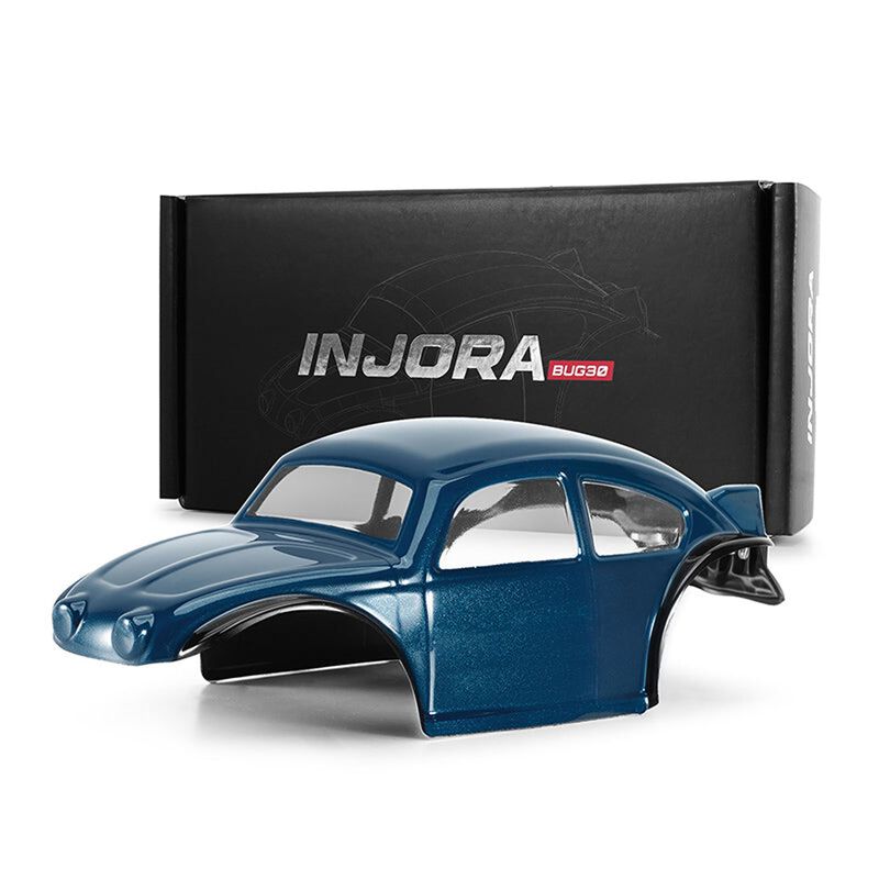 INJORA 1/30 BUG30 Rock Crawler Body, Blue, 1/30 Axial SCX30