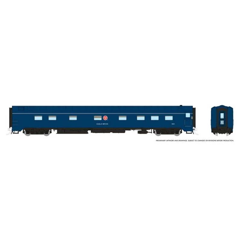 HO 10-5 Sleeper: MP - Jenks Blue Scheme: #623 Eagle Country