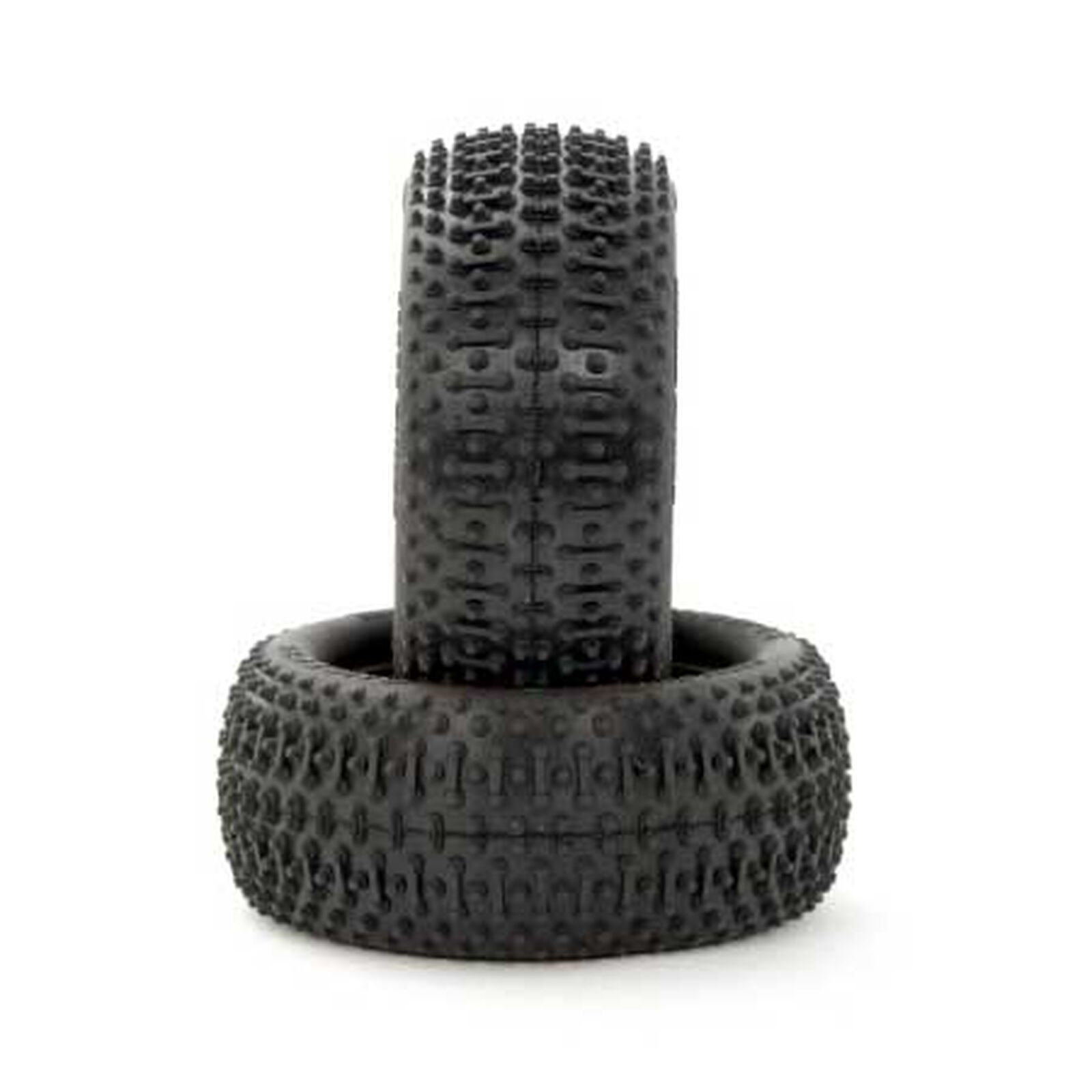 1/10 Goose Bumps 2.2&rdquo; Front 4x4 Buggy Tires and Inserts, Green Compound (2)