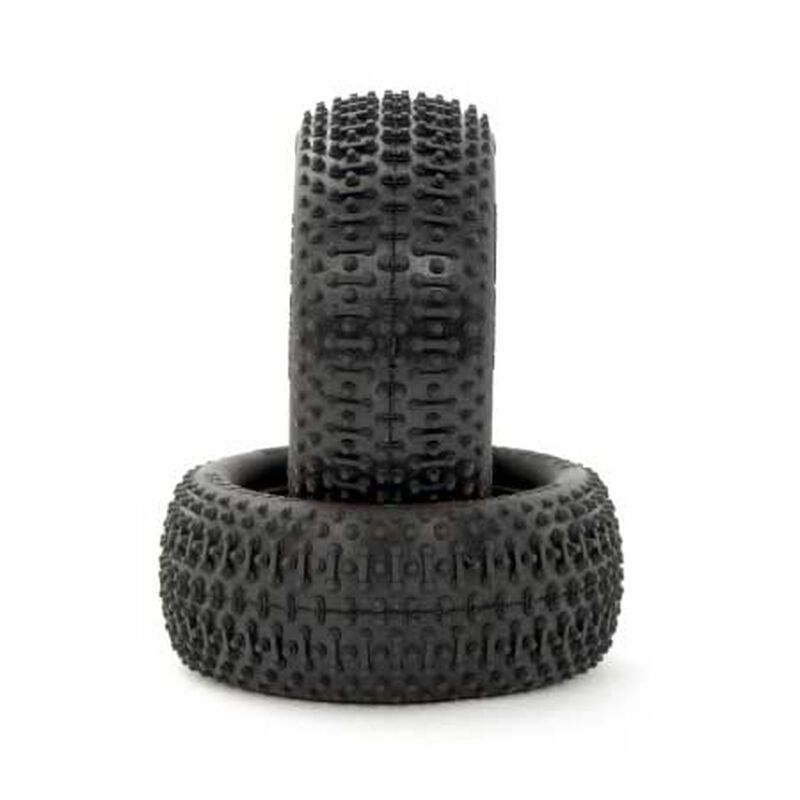 1/10 Goose Bumps 2.2” Front 4x4 Buggy Tires and Inserts, Green Compound (2)