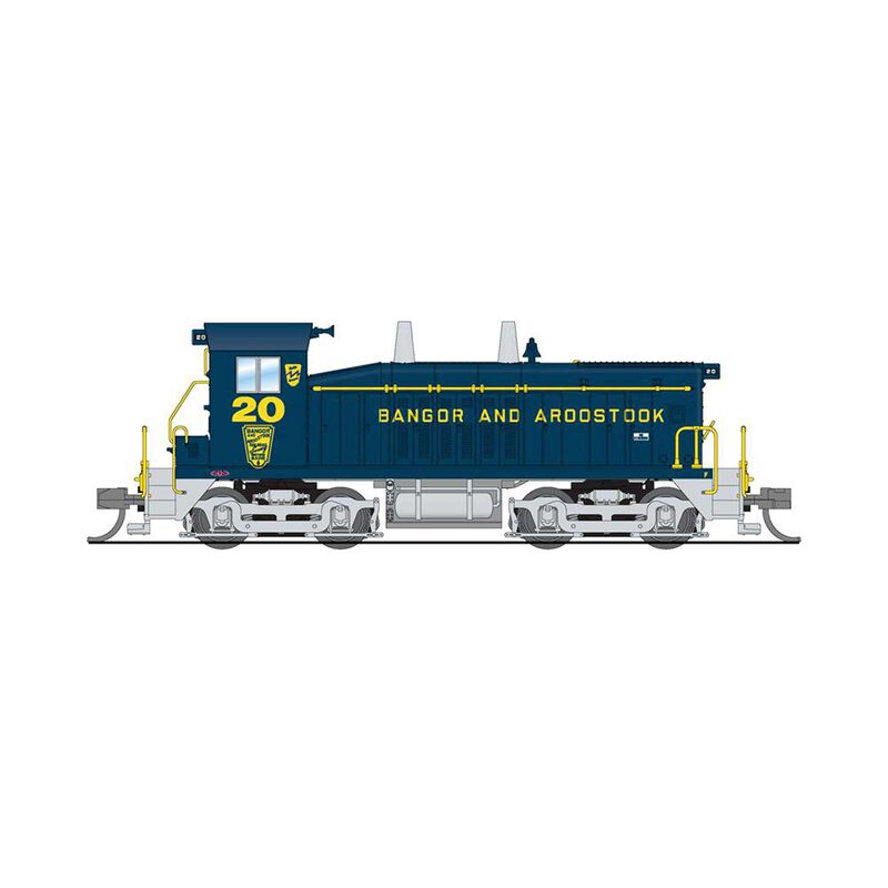 N EMD NW2 Locomotive, BAR 21, Blue with Yellow, Paragon4