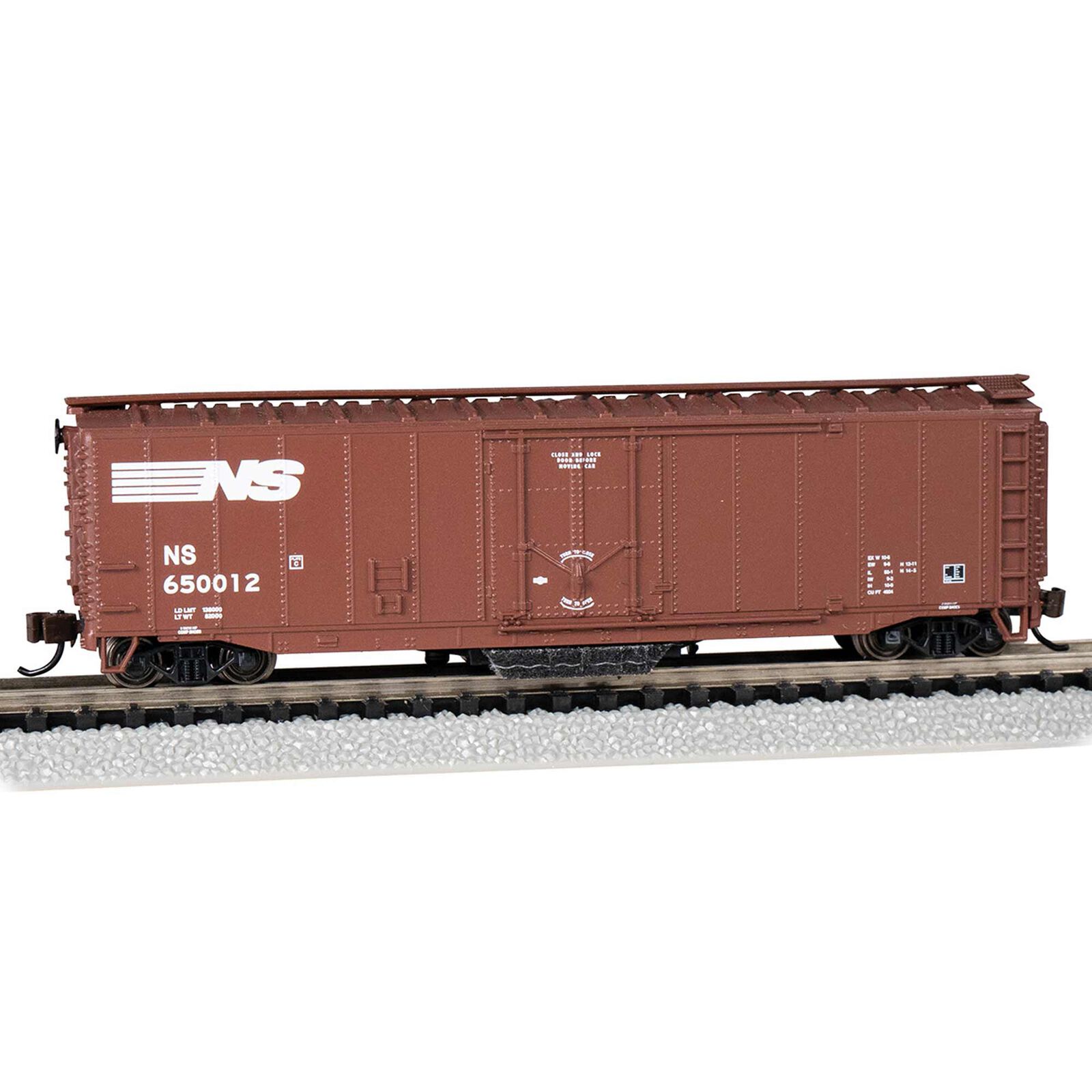 N 50' TRACK CLEANING CAR NORFOLK SOUTHERN #650012