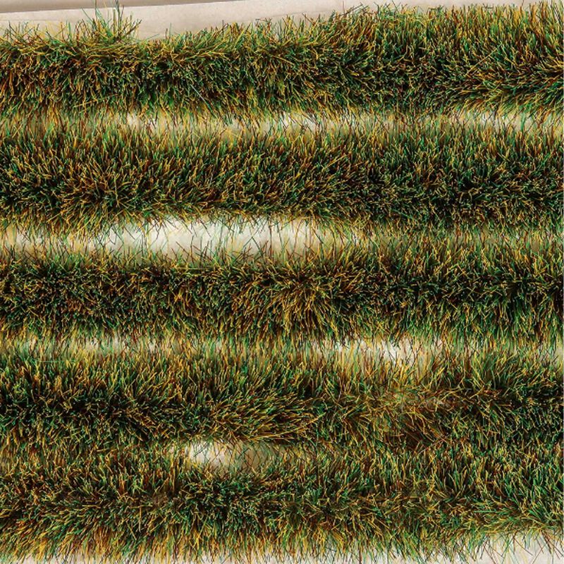 6mm Self-Adhesive Spring Grass Tuft Strips (10)