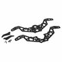 Carbon Fiber Chassis Set with Wheelie Bar, 1/18 Losi Mini LMT