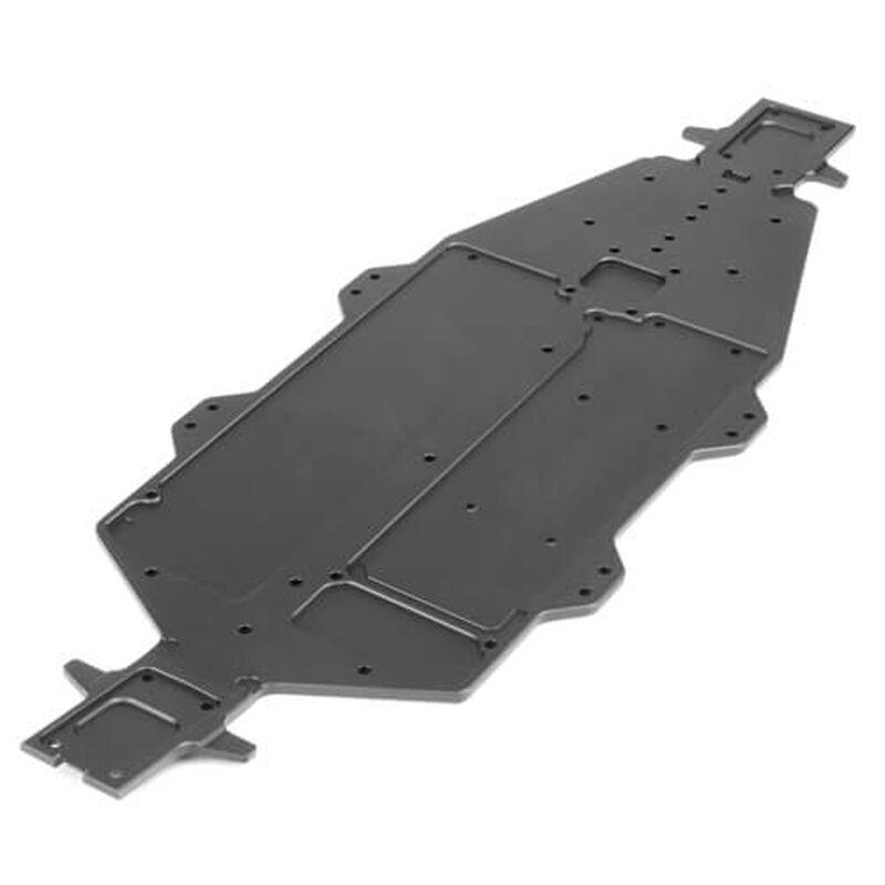 TEKNO RC LLC Aluminum 4mm Black Anodized Chassis, 1/10 Tekno SCT410SL