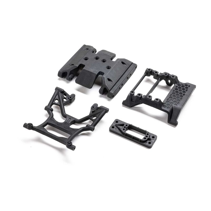 Servo Mount, Skid, Cross Members: SCX10 III HP
