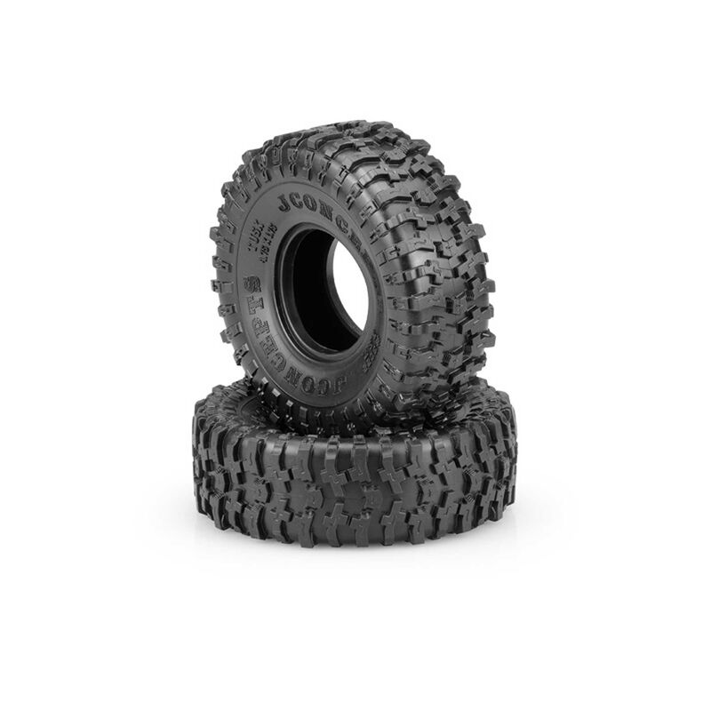 1/10 Tusk Performance 1.9" Crawler Tires with Inserts, Green Compound (2)