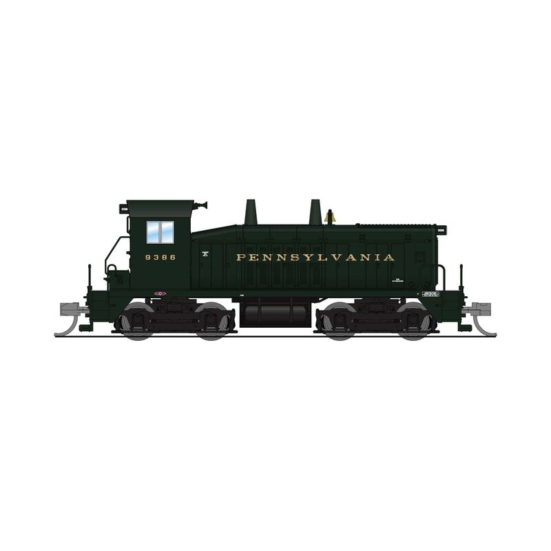 9386 EMD SW7 Switcher, PRR 9386, DGLE, No-Sound / DCC-Ready, N