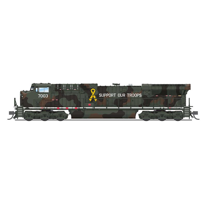 N GE AC6000 Locomotive, "Support Our Troops" Fantasy Paint