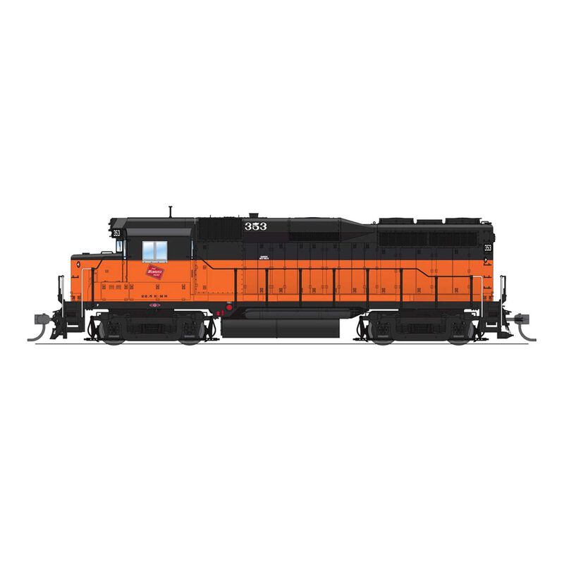 HO EMD GP30, MILW 354, Orange & Black, Paragon4 Sound/DC/DCC