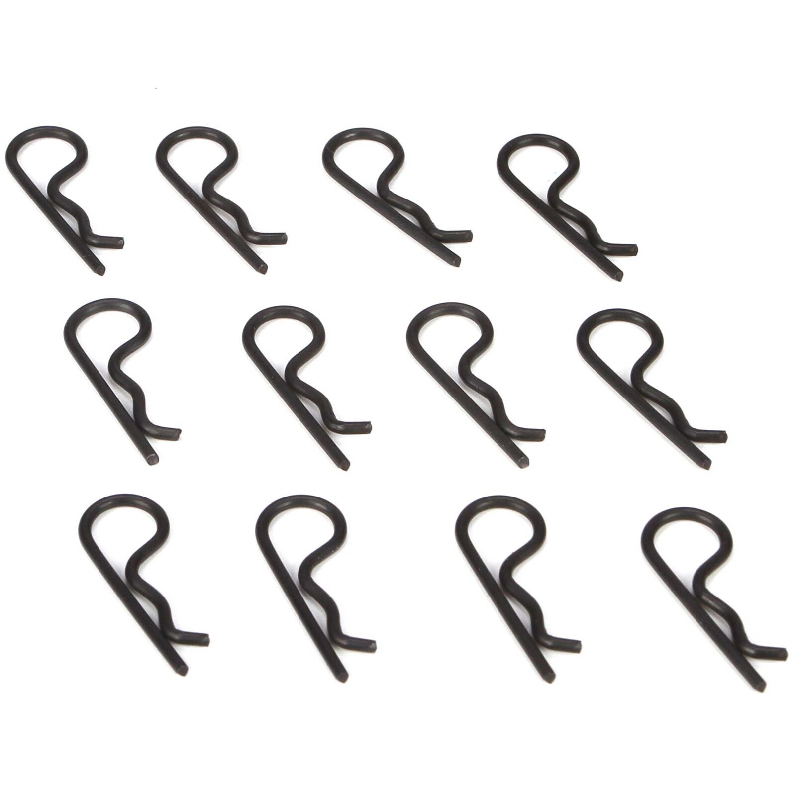 Body Clips, Black (12)