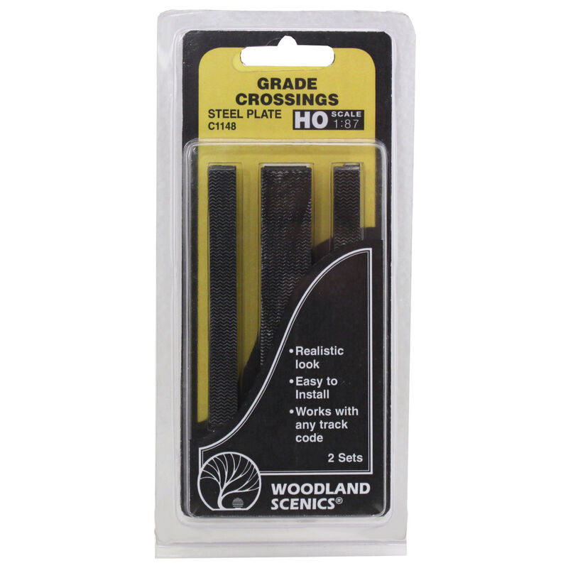 HO Grade Crossing, Steel Plates