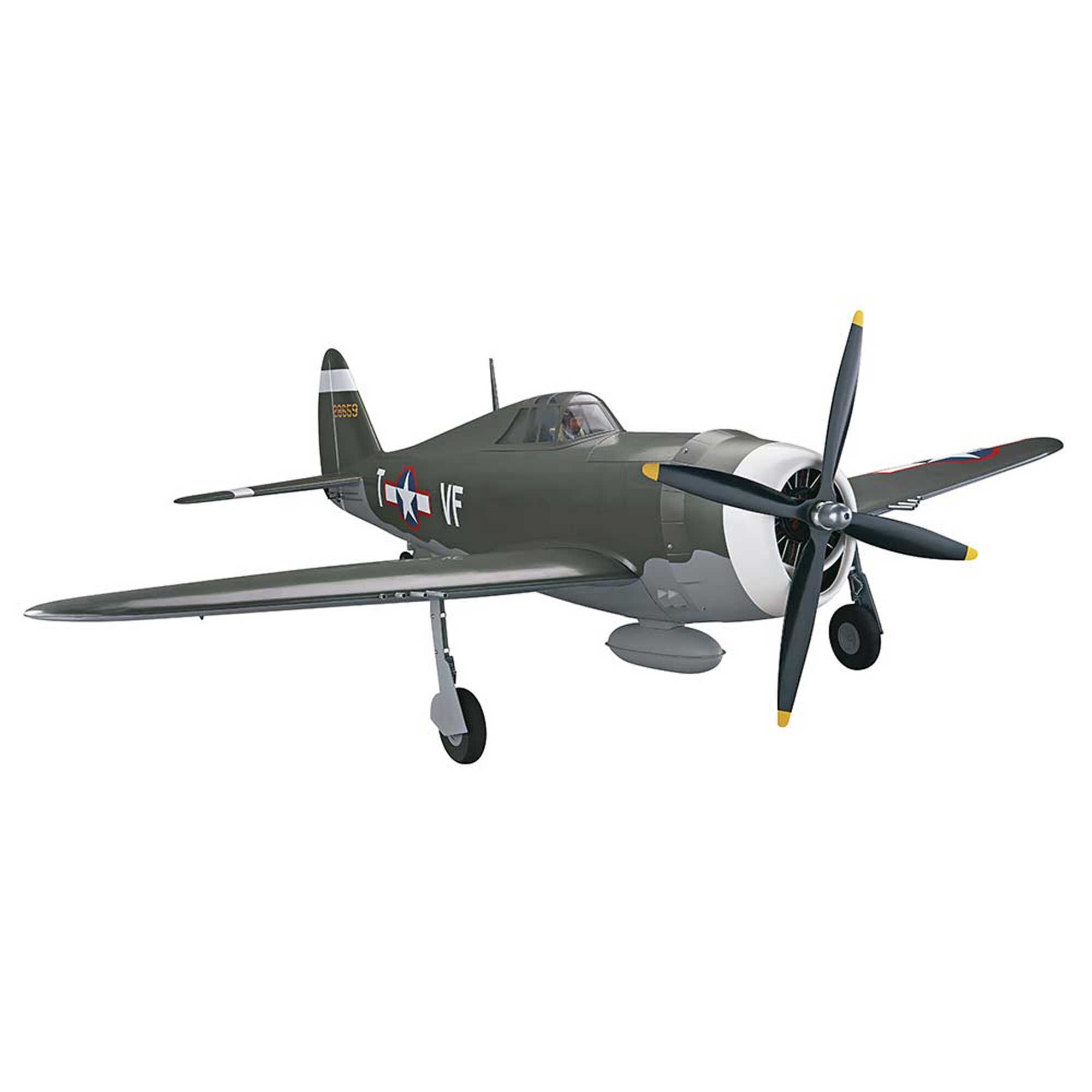 Top Flite Giant P-47D Razorback 50-61cc Gas/EP ARF, 85