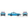 HO Chevrolet Impala Sedan, Police (Blue)
