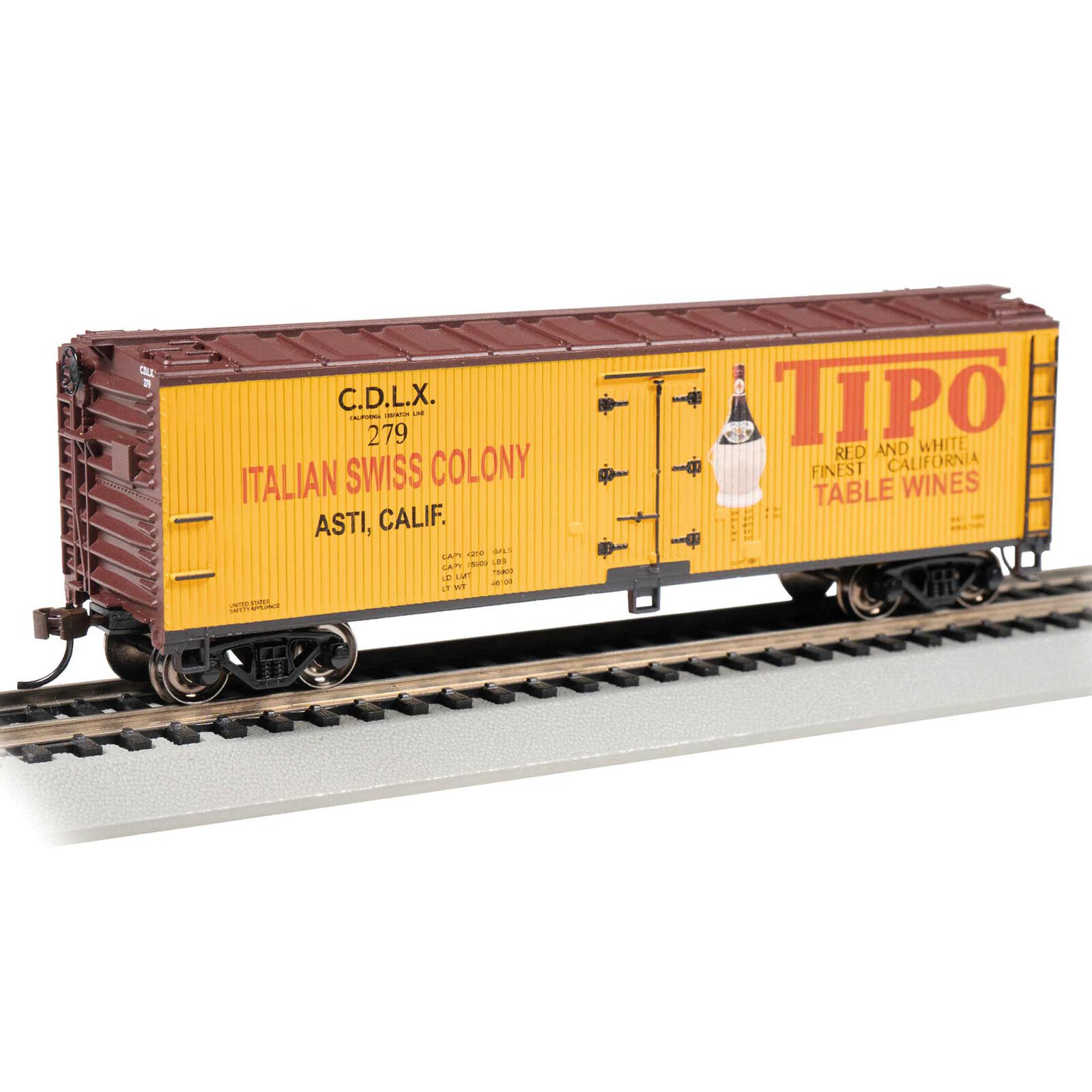 HO 40' Wood-Side Reefer Tipo Table Wine