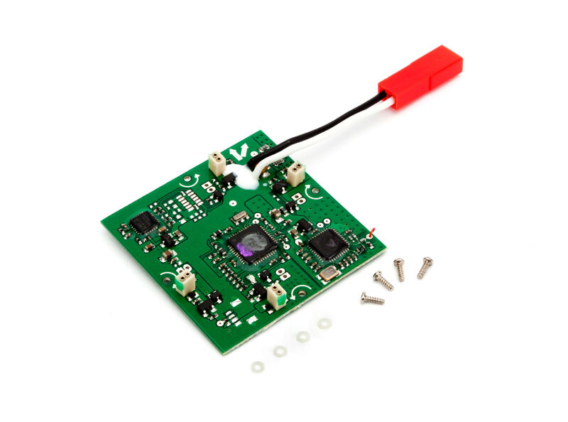 4-in-1 Control Unit, Rx/ESCs/Mixer/Gyros: mQX