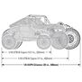 1/8 AXP8 Gilamon 2.2 4X4 RTR Brushed Trail Buggy