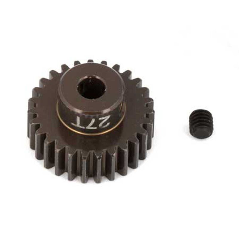Factory Team Aluminum Pinion Gear, 27T, 48P, 1/8 Shaft