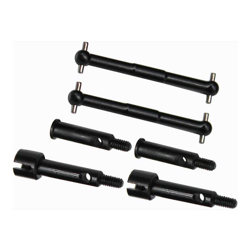 CNC Steel Axle Set & Dogbones, 1/24 Losi Micro-B