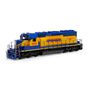 HO SD40 Locomotive with DCC & Sound, FWWR #2030