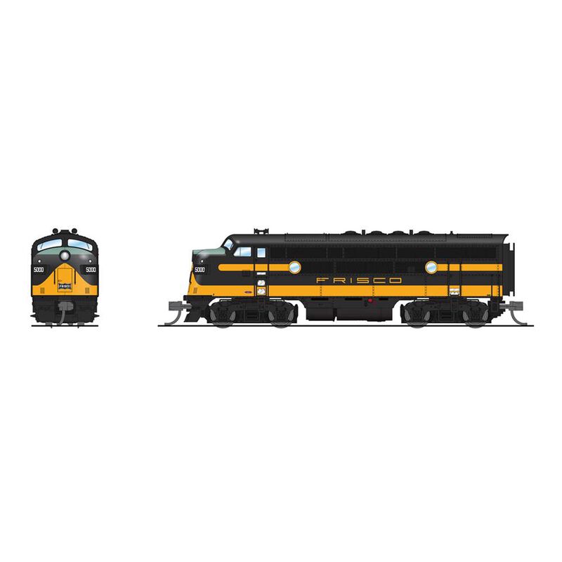 N EMD F3A Locomotive, Black & Yellow, Paragon4, SLSF #5001