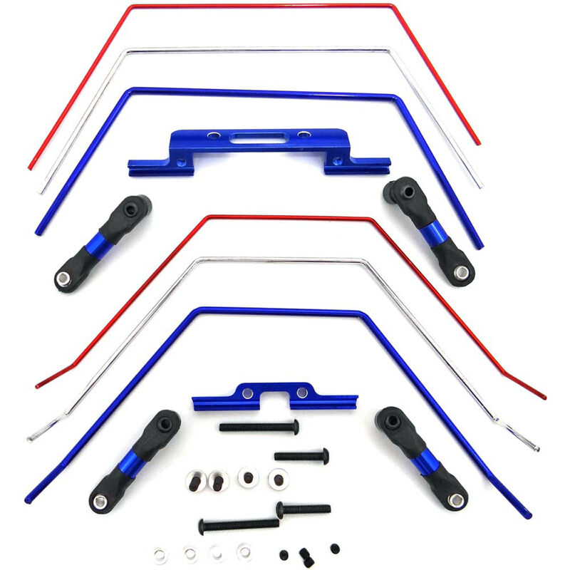 Front and Rear Wide Sway Bar Kit: 2WD Slash