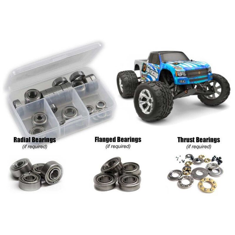 Metal Shielded Bearing Kit, 1/10 HPI Racing Jumpshot MT V2