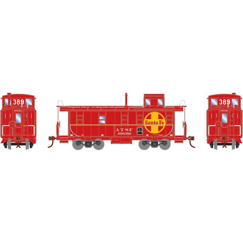 HO Cupola Caboose, ATSF #999389
